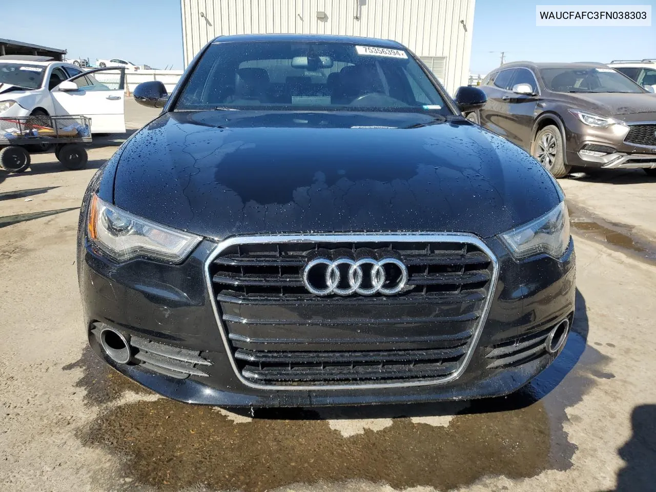 2015 Audi A6 Premium VIN: WAUCFAFC3FN038303 Lot: 75356394