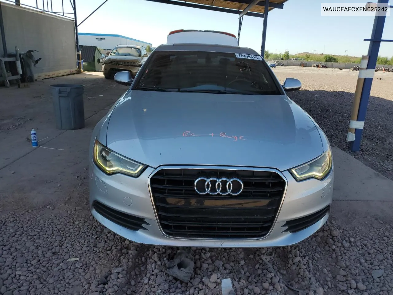 2015 Audi A6 Premium VIN: WAUCFAFCXFN025242 Lot: 75434414