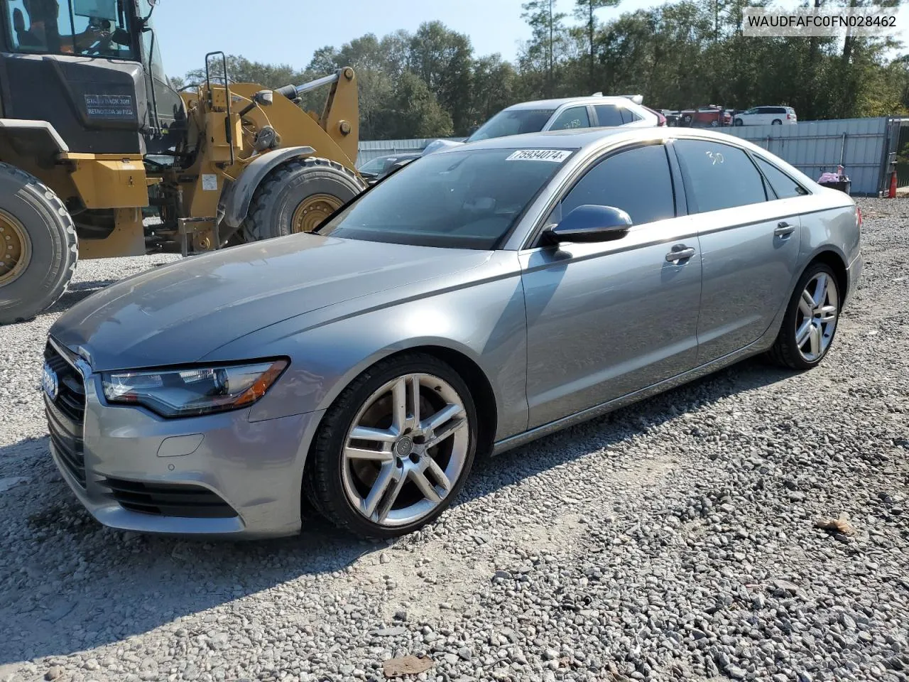 2015 Audi A6 Premium Plus VIN: WAUDFAFC0FN028462 Lot: 75934074