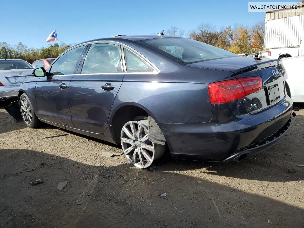 2015 Audi A6 Premium Plus VIN: WAUGFAFC1FN011084 Lot: 76490624