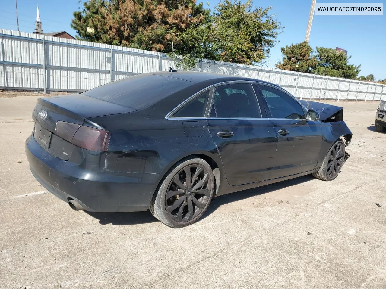 2015 Audi A6 Premium Plus VIN: WAUGFAFC7FN020095 Lot: 76839764