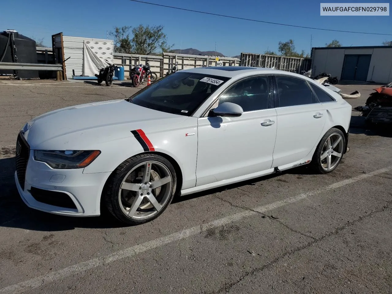 2015 Audi A6 Premium Plus VIN: WAUFGAFC8FN029798 Lot: 77614554