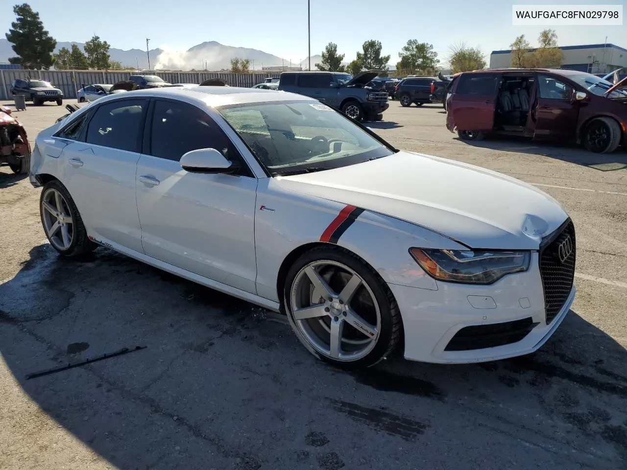 2015 Audi A6 Premium Plus VIN: WAUFGAFC8FN029798 Lot: 77614554