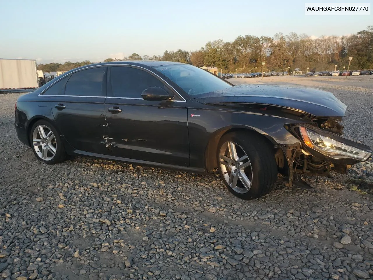 2015 Audi A6 Prestige VIN: WAUHGAFC8FN027770 Lot: 78620244