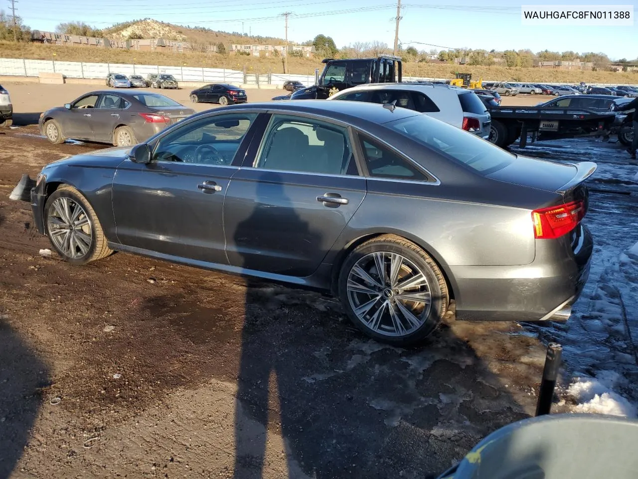 2015 Audi A6 Prestige VIN: WAUHGAFC8FN011388 Lot: 80335944