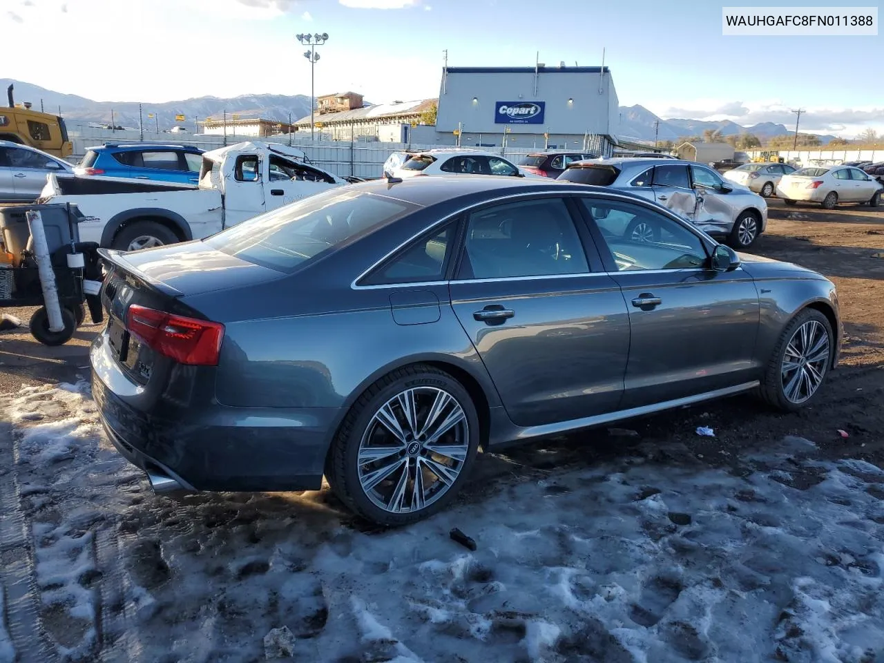 2015 Audi A6 Prestige VIN: WAUHGAFC8FN011388 Lot: 80335944