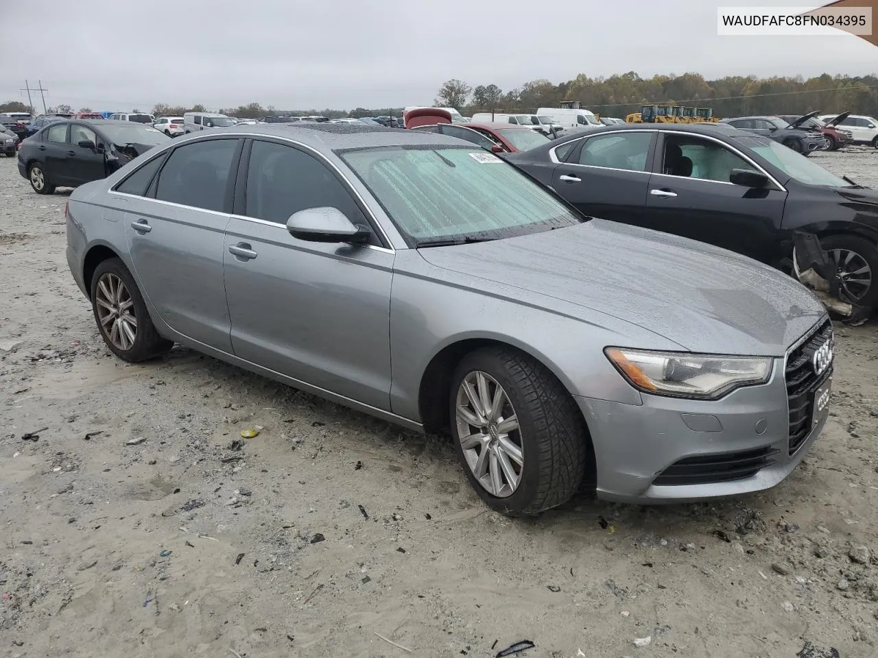 2015 Audi A6 Premium Plus VIN: WAUDFAFC8FN034395 Lot: 80427614