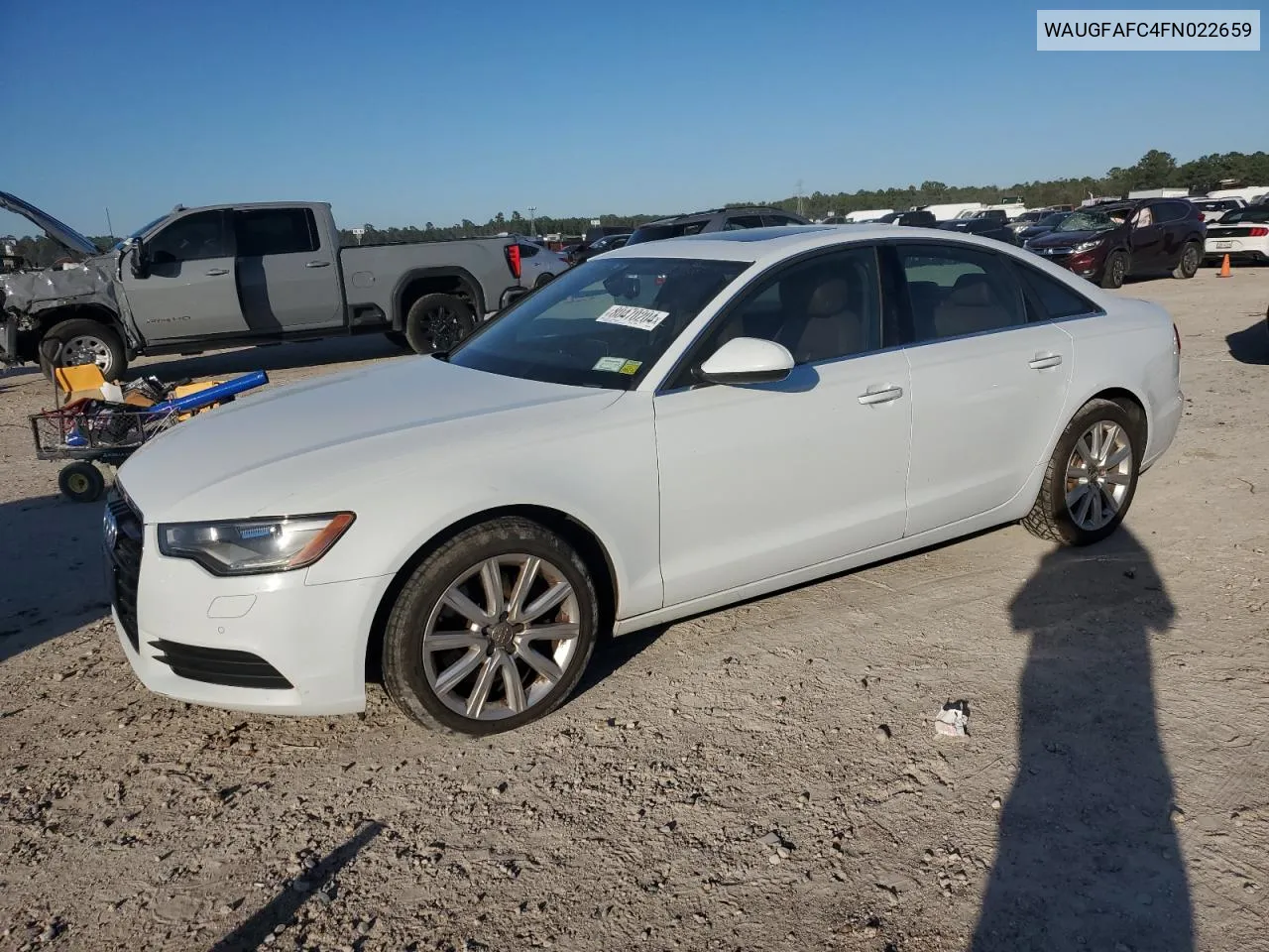 2015 Audi A6 Premium Plus VIN: WAUGFAFC4FN022659 Lot: 80470204