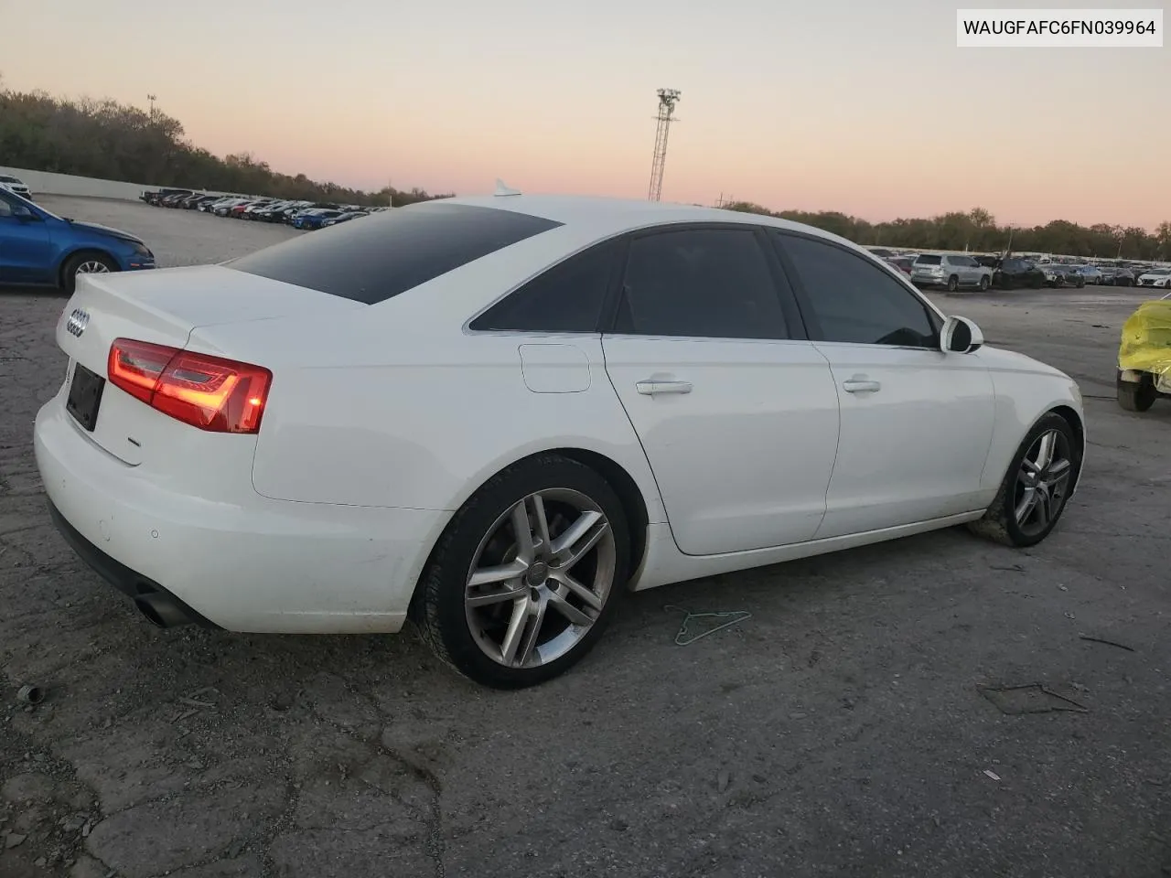 2015 Audi A6 Premium Plus VIN: WAUGFAFC6FN039964 Lot: 80499134