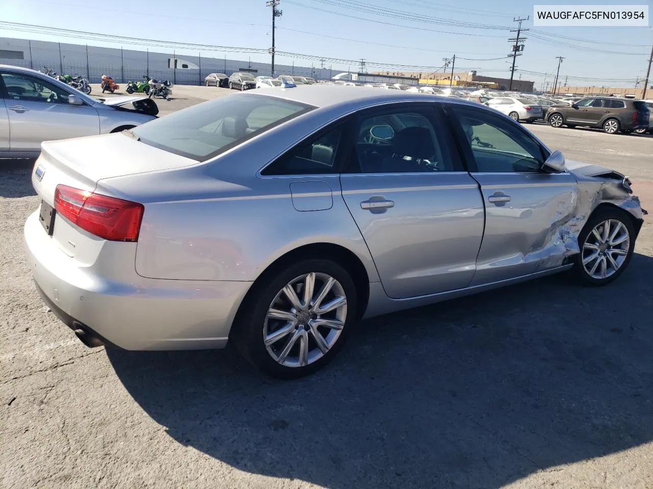 2015 Audi A6 Premium Plus VIN: WAUGFAFC5FN013954 Lot: 80856164