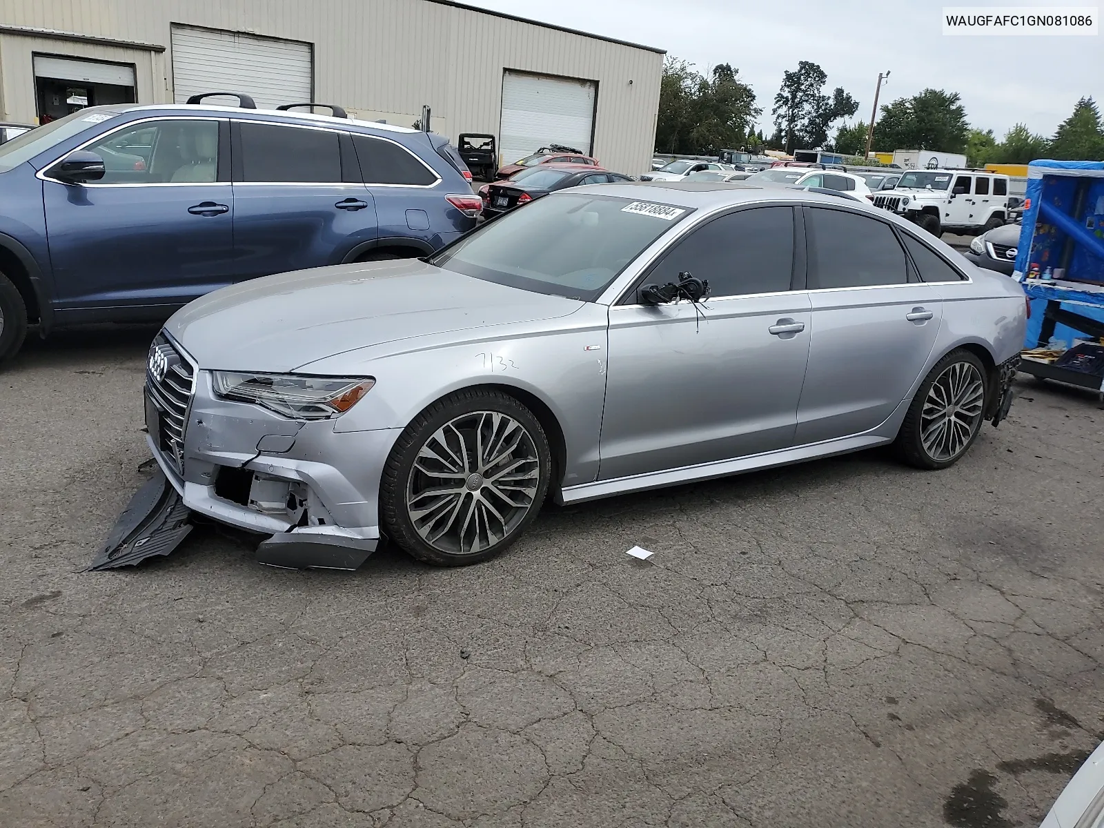 2016 Audi A6 Premium Plus VIN: WAUGFAFC1GN081086 Lot: 55818884