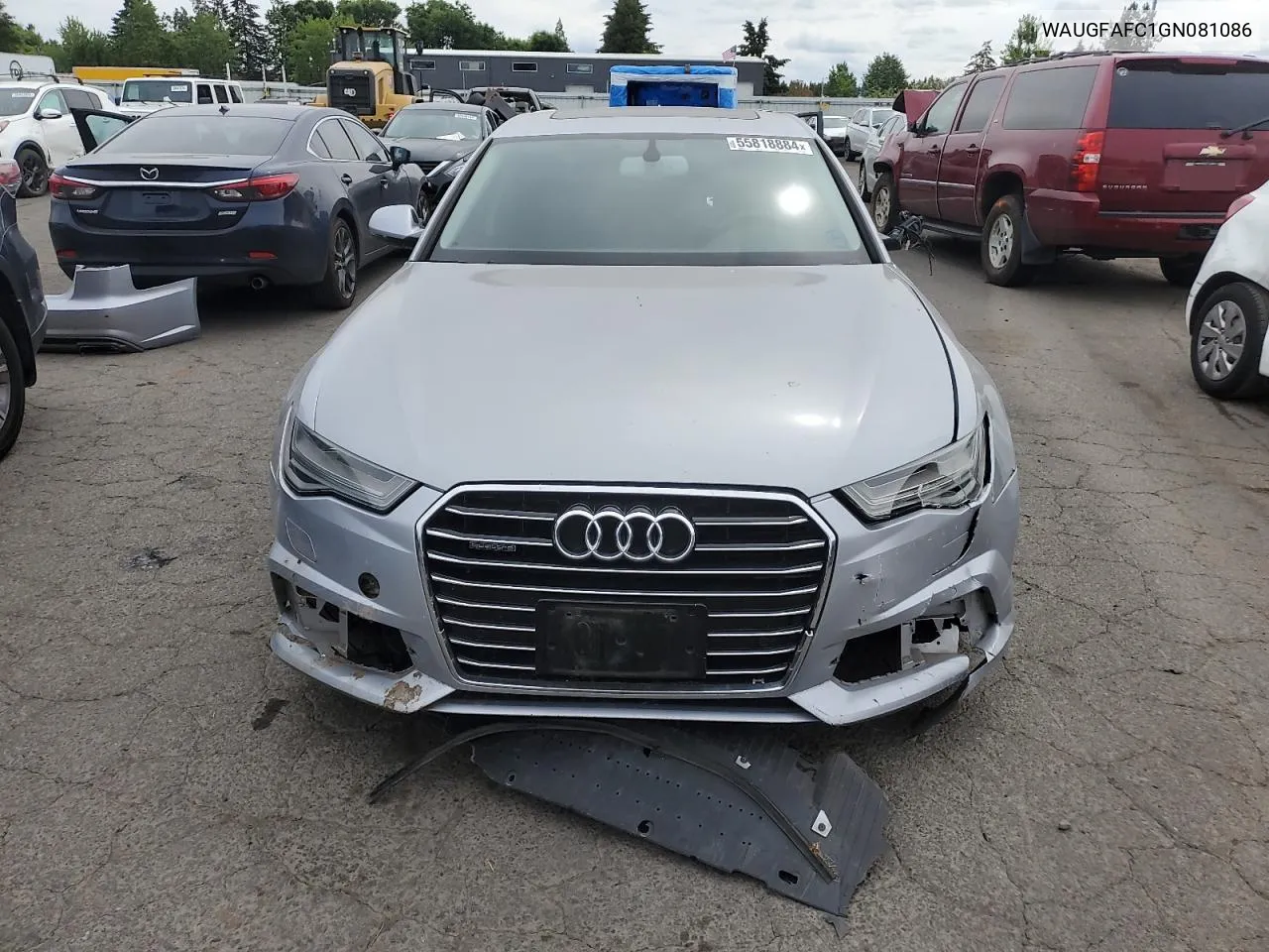 2016 Audi A6 Premium Plus VIN: WAUGFAFC1GN081086 Lot: 55818884