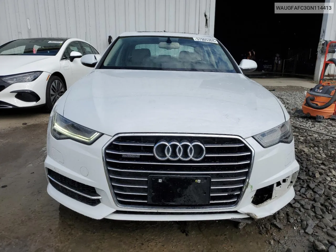 2016 Audi A6 Premium Plus VIN: WAUGFAFC3GN114413 Lot: 57905304