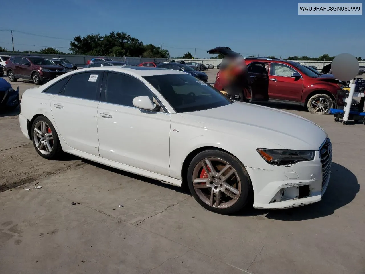 2016 Audi A6 Premium Plus VIN: WAUGFAFC8GN080999 Lot: 58301964