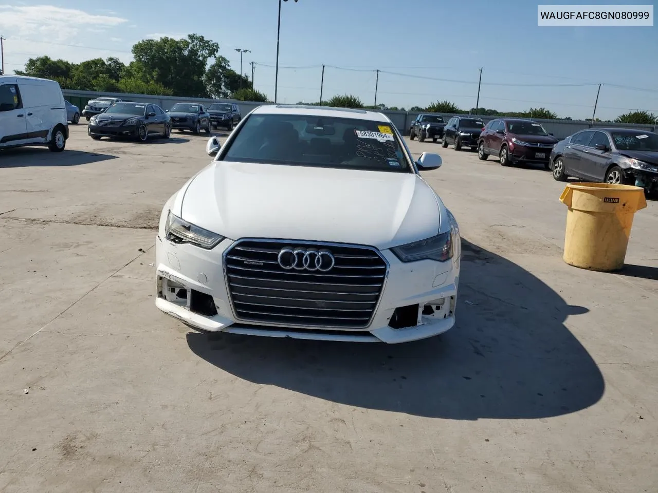 2016 Audi A6 Premium Plus VIN: WAUGFAFC8GN080999 Lot: 58301964