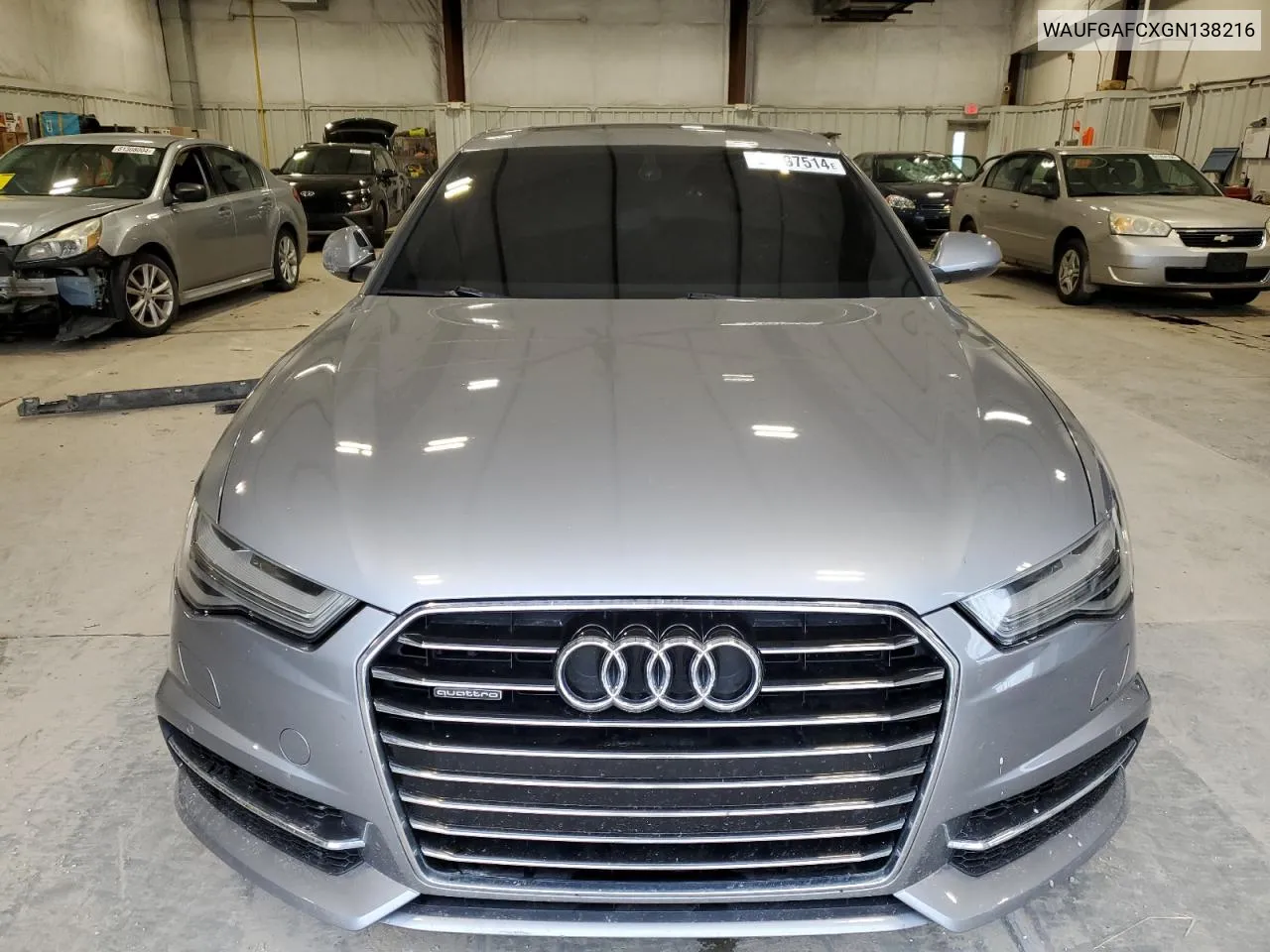 2016 Audi A6 Premium Plus VIN: WAUFGAFCXGN138216 Lot: 61297514