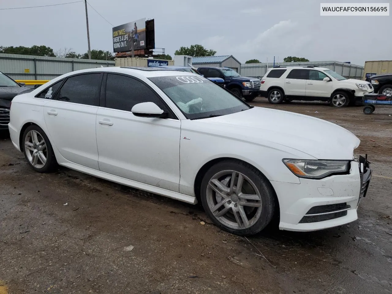 2016 Audi A6 Premium VIN: WAUCFAFC9GN156695 Lot: 61532764