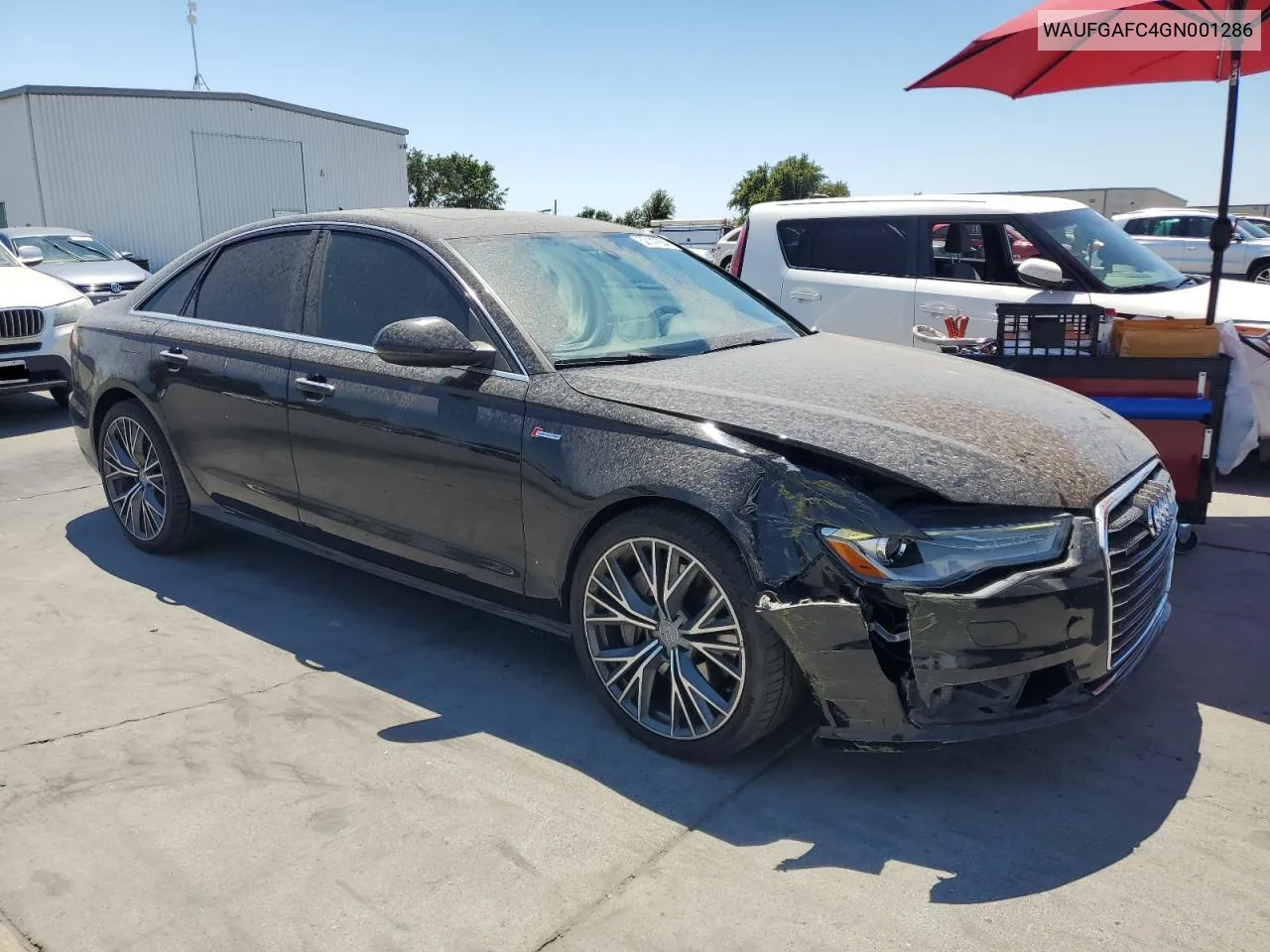 2016 Audi A6 Premium Plus VIN: WAUFGAFC4GN001286 Lot: 62147854