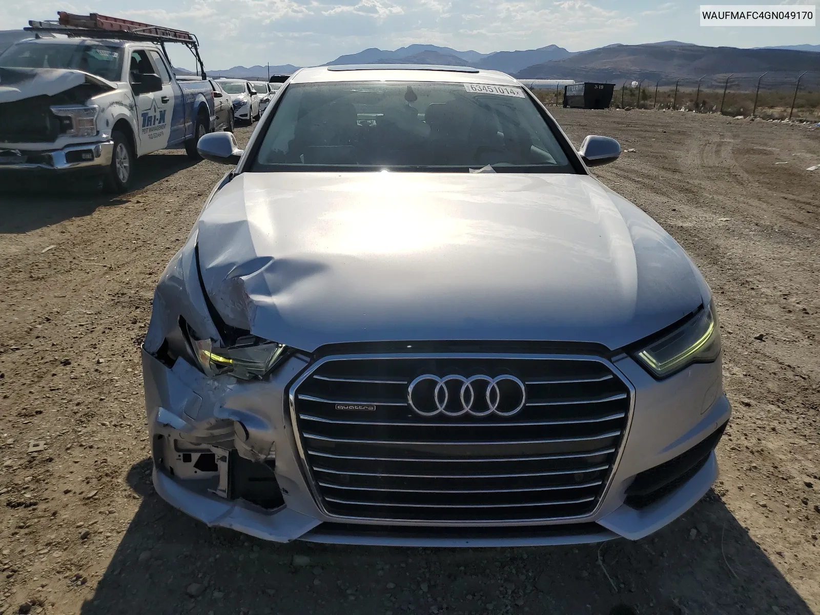 2016 Audi A6 Premium Plus VIN: WAUFMAFC4GN049170 Lot: 63451014