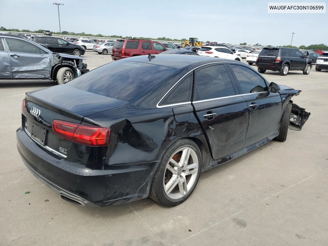 2016 Audi A6 Premium Plus VIN: WAUGFAFC3GN106599 Lot: 66842224