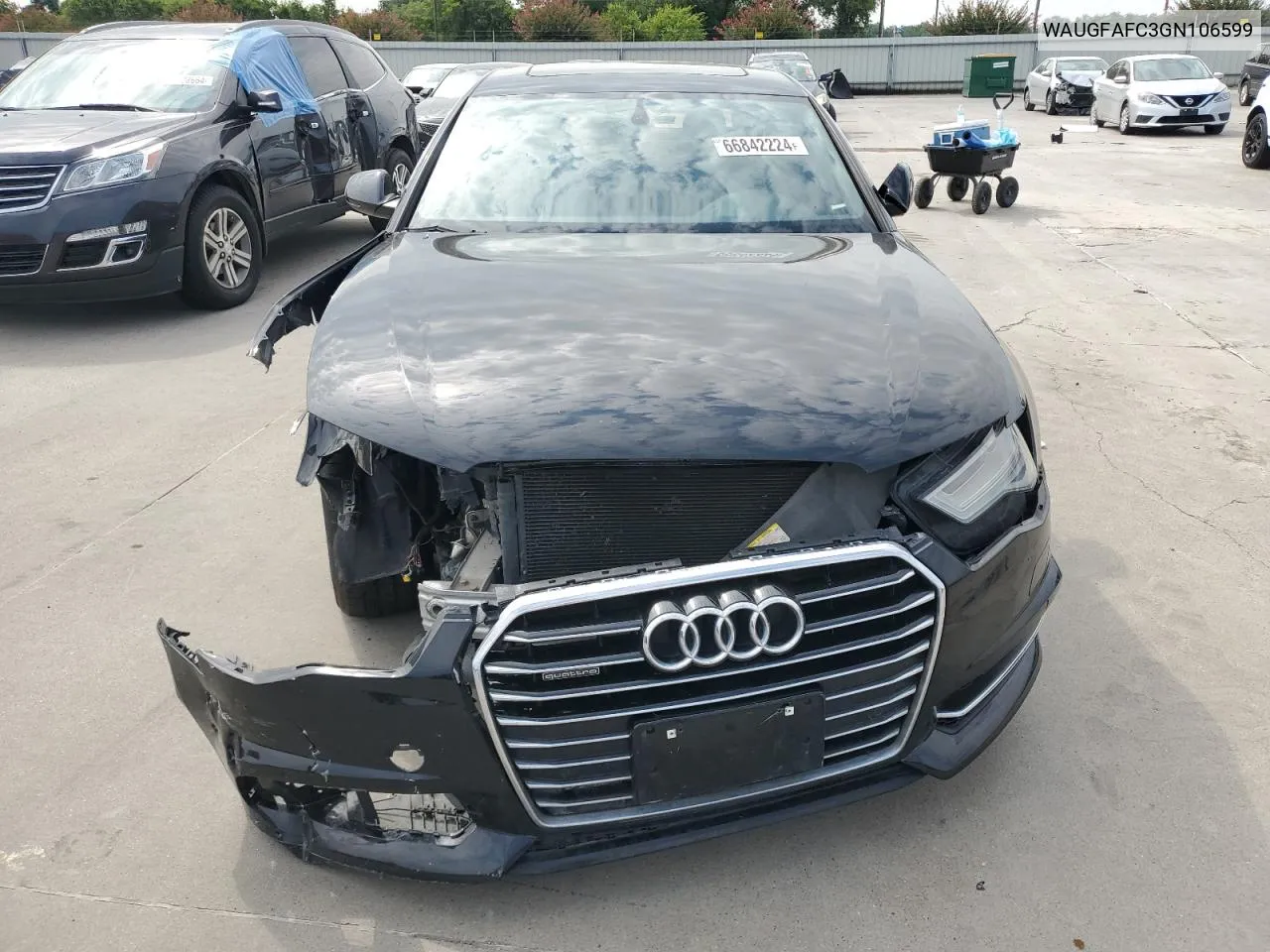 2016 Audi A6 Premium Plus VIN: WAUGFAFC3GN106599 Lot: 66842224