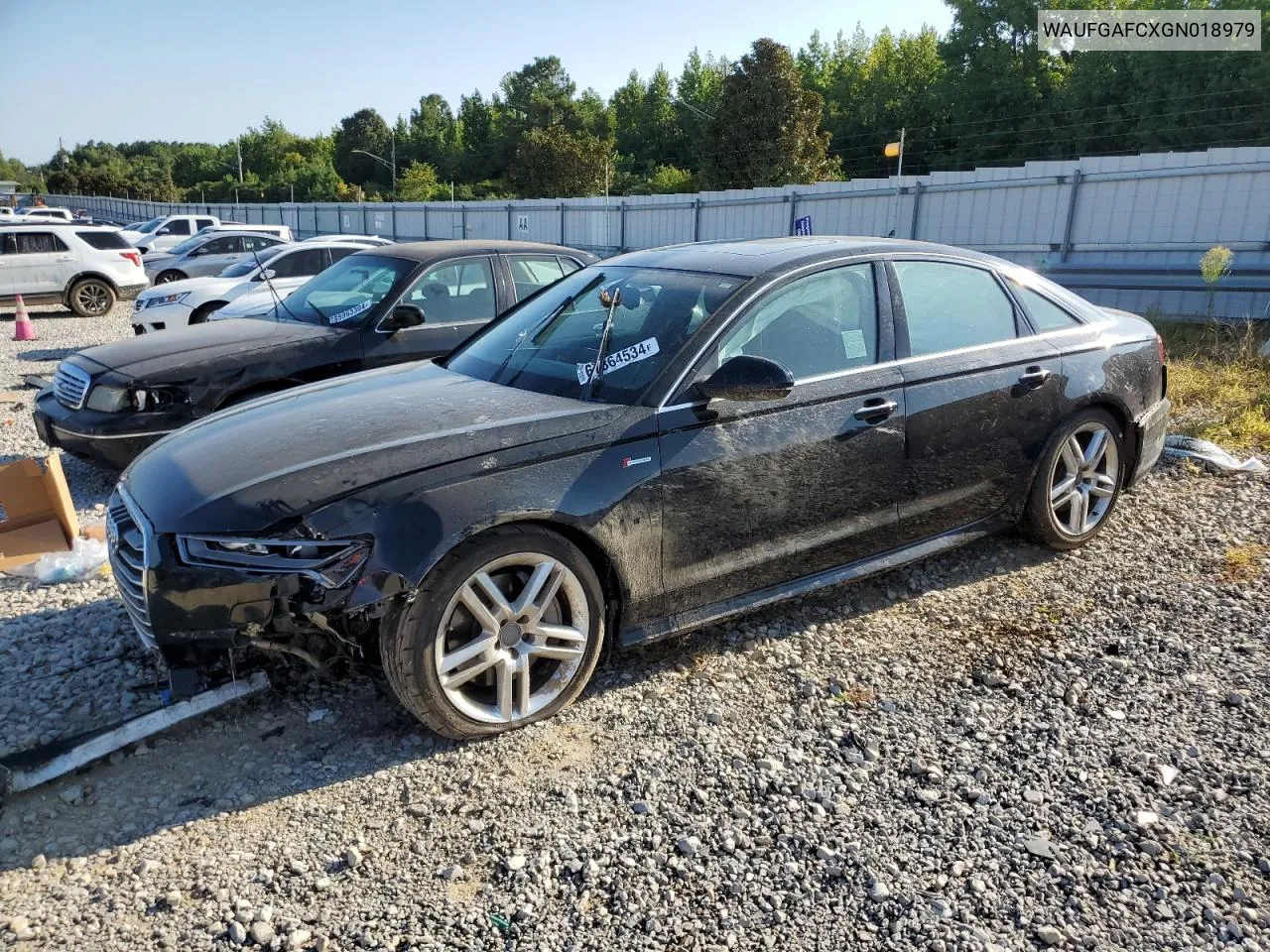 2016 Audi A6 Premium Plus VIN: WAUFGAFCXGN018979 Lot: 67864534