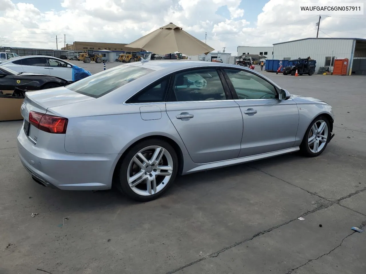 2016 Audi A6 Premium Plus VIN: WAUFGAFC6GN057911 Lot: 69275614