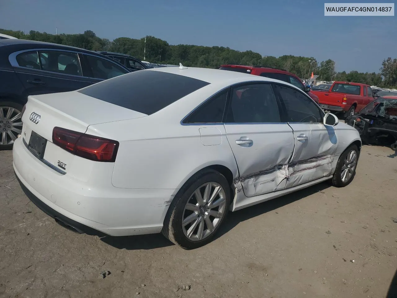 2016 Audi A6 Premium Plus VIN: WAUGFAFC4GN014837 Lot: 69598784