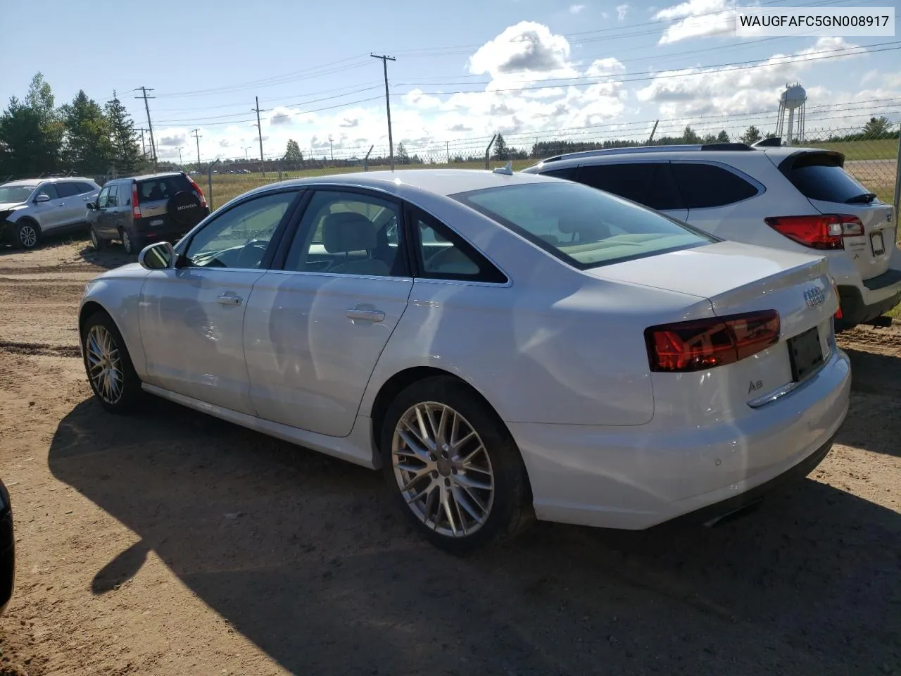 WAUGFAFC5GN008917 2016 Audi A6 Premium Plus