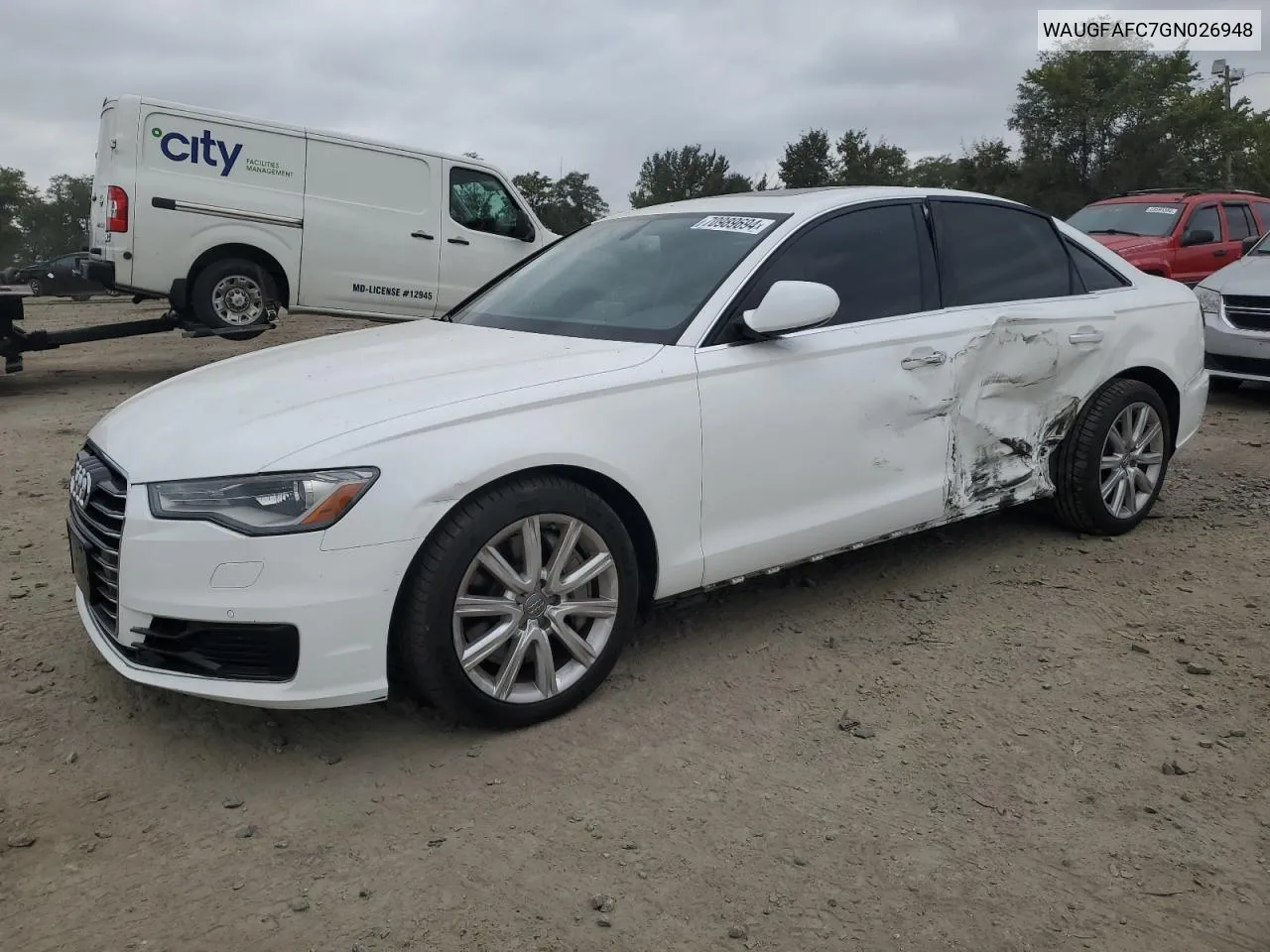 WAUGFAFC7GN026948 2016 Audi A6 Premium Plus