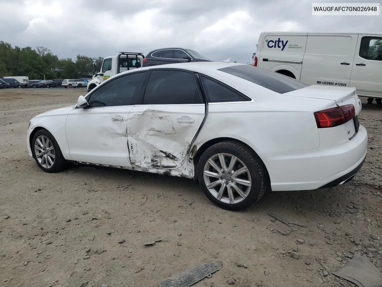 WAUGFAFC7GN026948 2016 Audi A6 Premium Plus