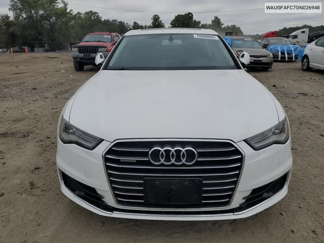 2016 Audi A6 Premium Plus VIN: WAUGFAFC7GN026948 Lot: 70989694