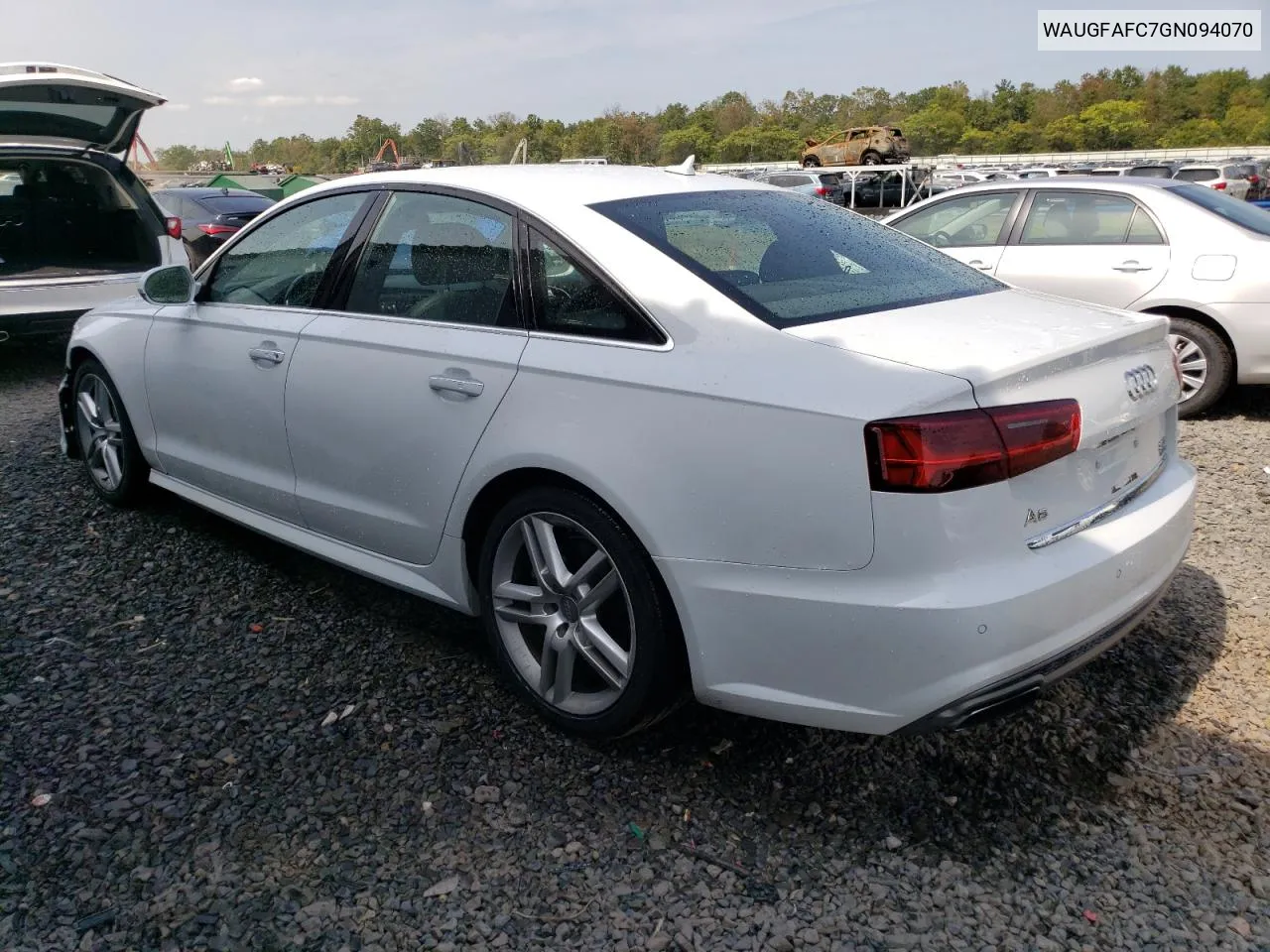 2016 Audi A6 Premium Plus VIN: WAUGFAFC7GN094070 Lot: 71420814