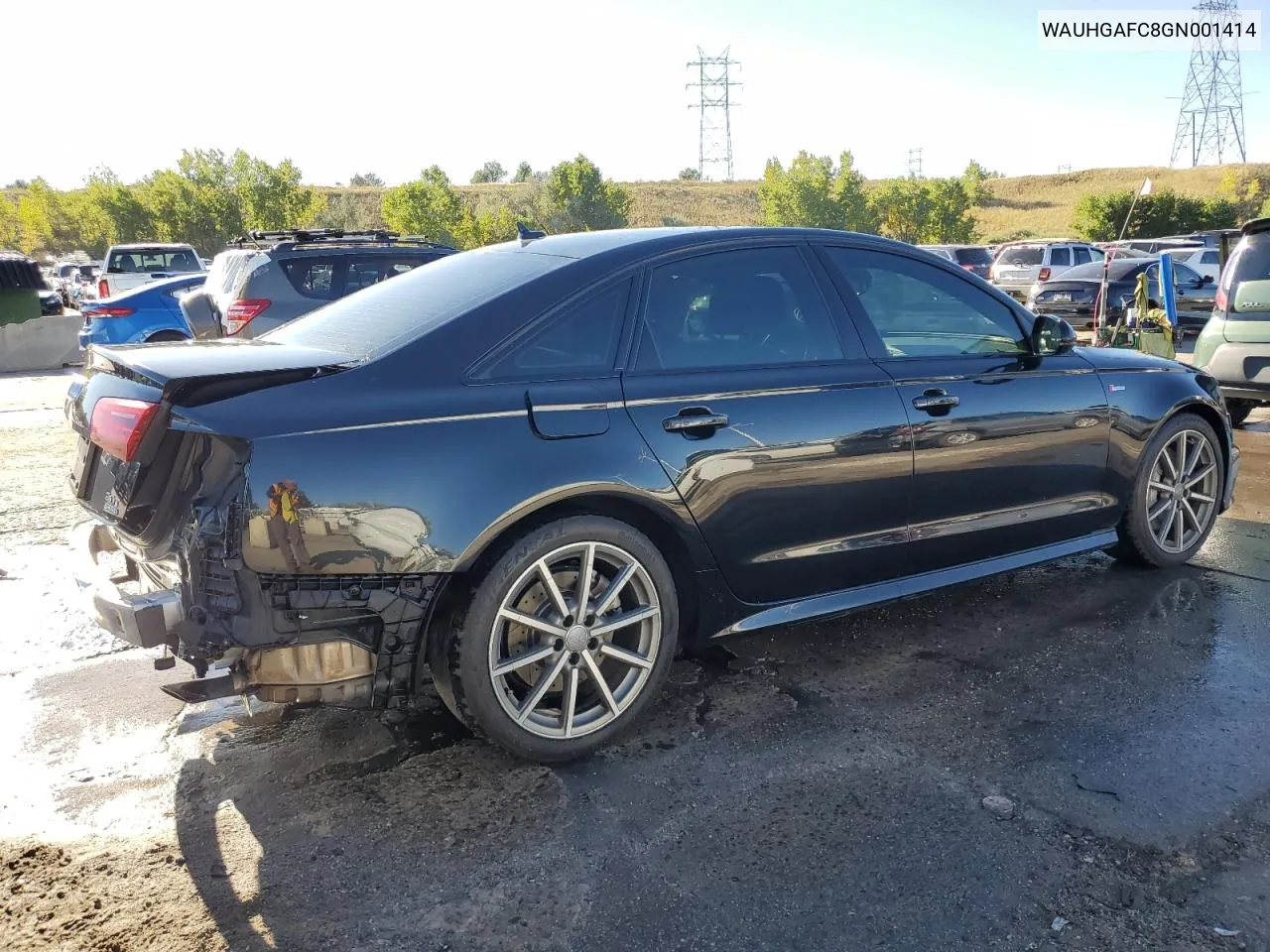 2016 Audi A6 Prestige VIN: WAUHGAFC8GN001414 Lot: 71853984