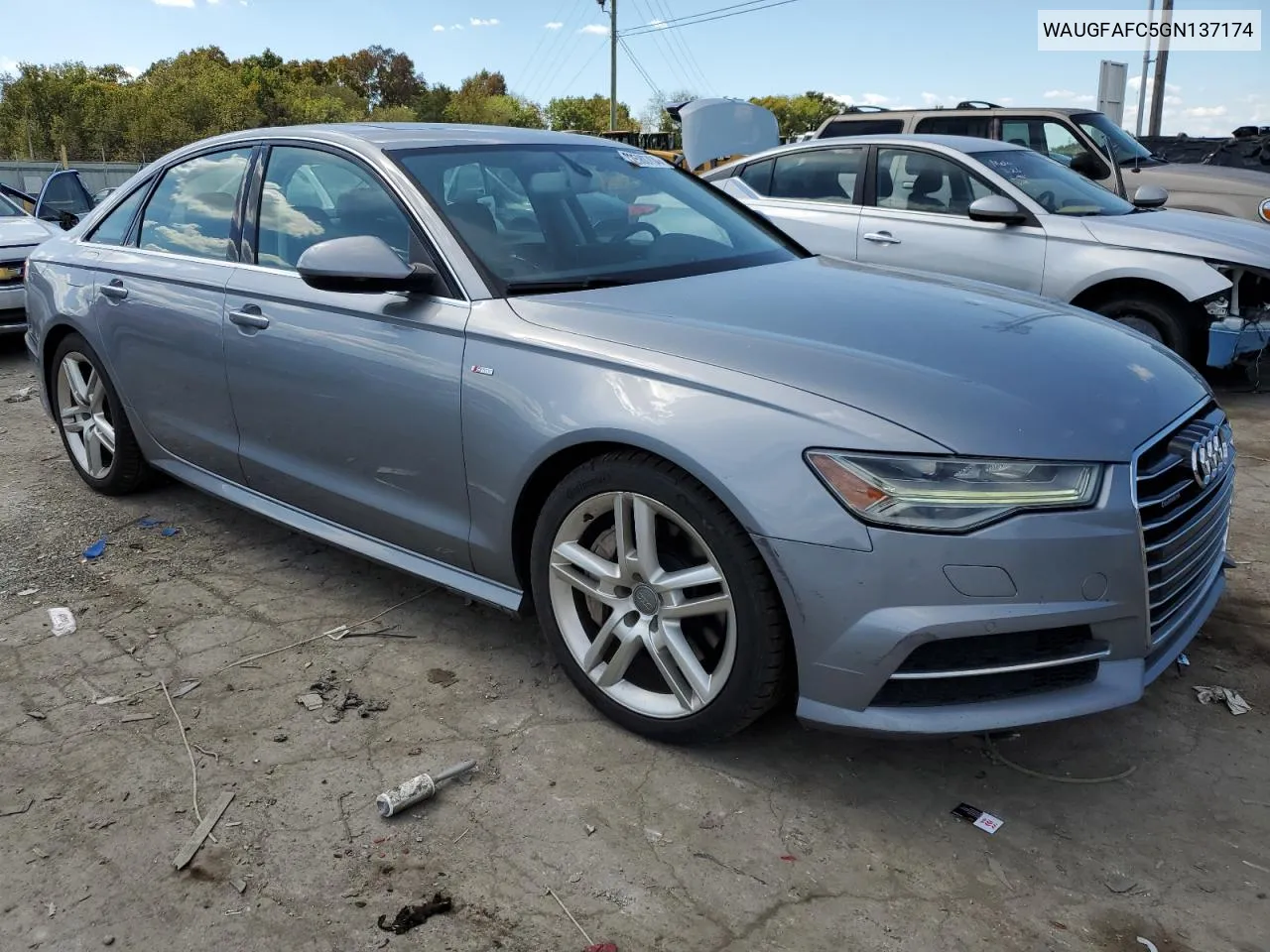 2016 Audi A6 Premium Plus VIN: WAUGFAFC5GN137174 Lot: 72580704