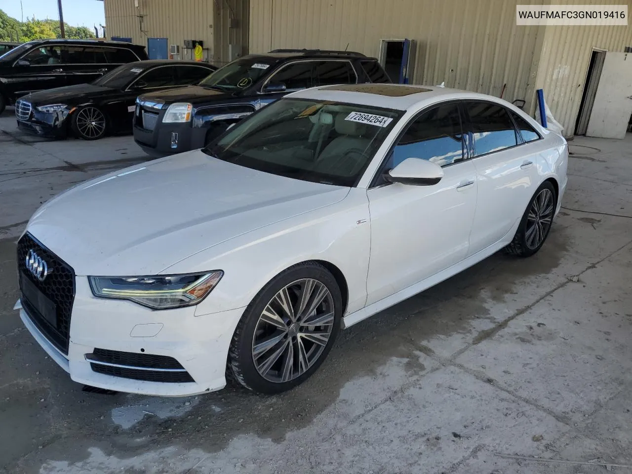 2016 Audi A6 Premium Plus VIN: WAUFMAFC3GN019416 Lot: 72694264