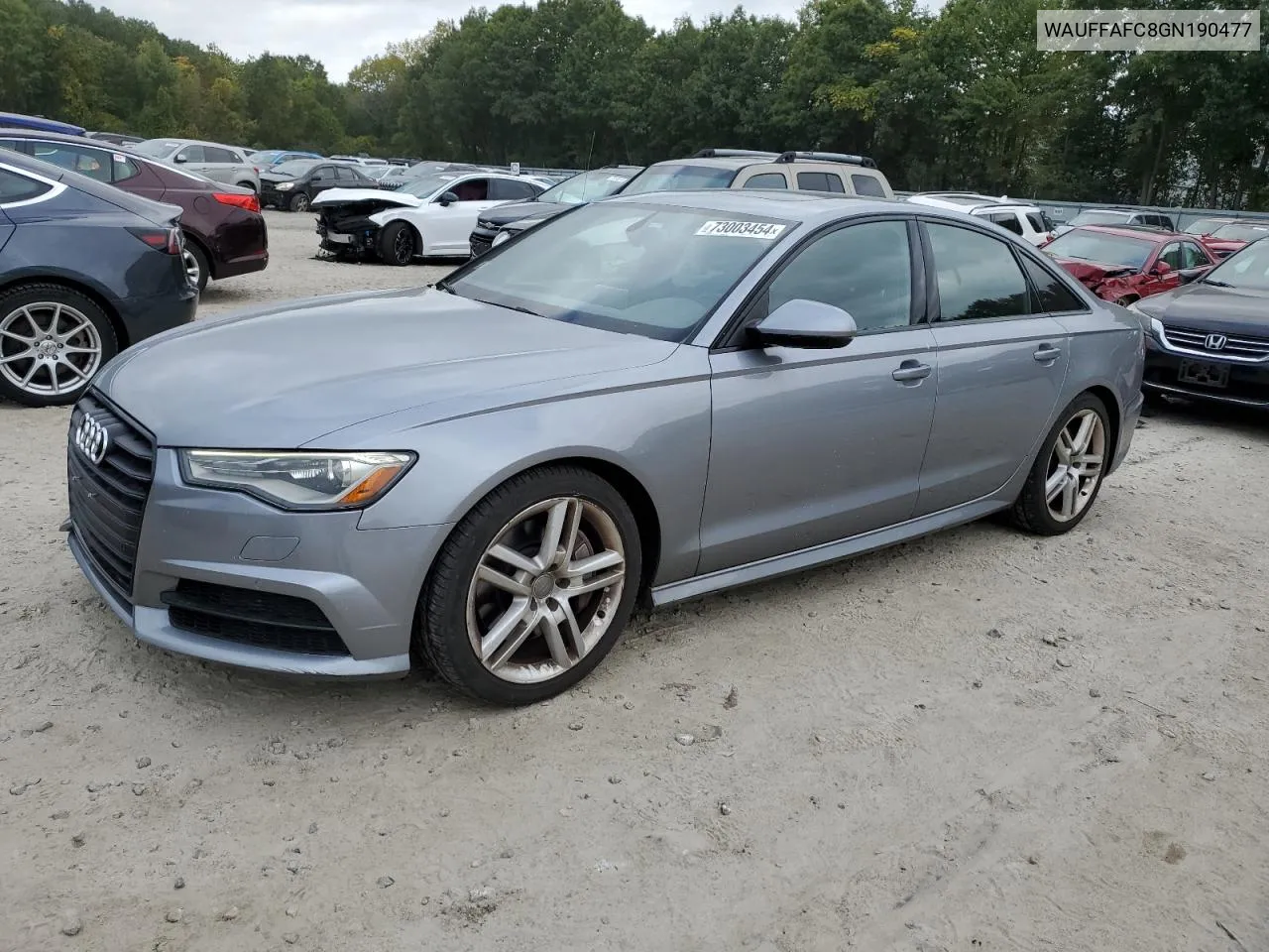 2016 Audi A6 Premium VIN: WAUFFAFC8GN190477 Lot: 73003454