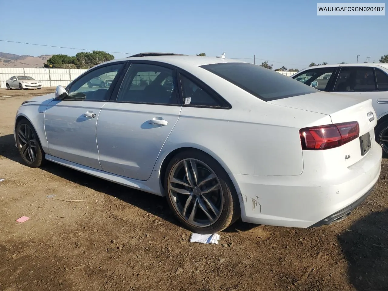 WAUHGAFC9GN020487 2016 Audi A6 Prestige