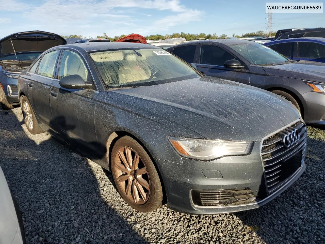 2016 Audi A6 Premium VIN: WAUCFAFC4GN065639 Lot: 73666254