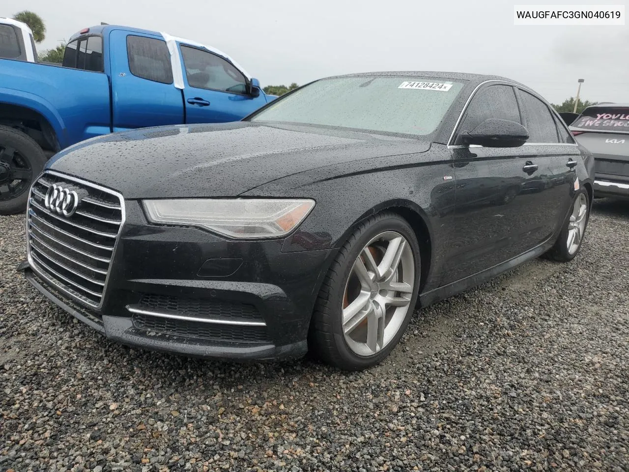 2016 Audi A6 Premium Plus VIN: WAUGFAFC3GN040619 Lot: 74128424