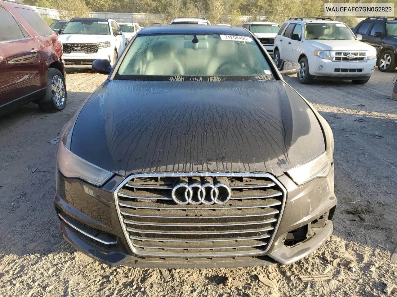 2016 Audi A6 Premium Plus VIN: WAUGFAFC7GN052823 Lot: 74208404