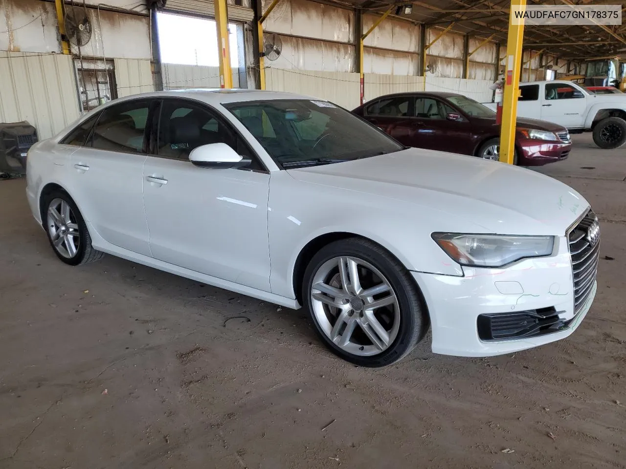 2016 Audi A6 Premium Plus VIN: WAUDFAFC7GN178375 Lot: 77196684