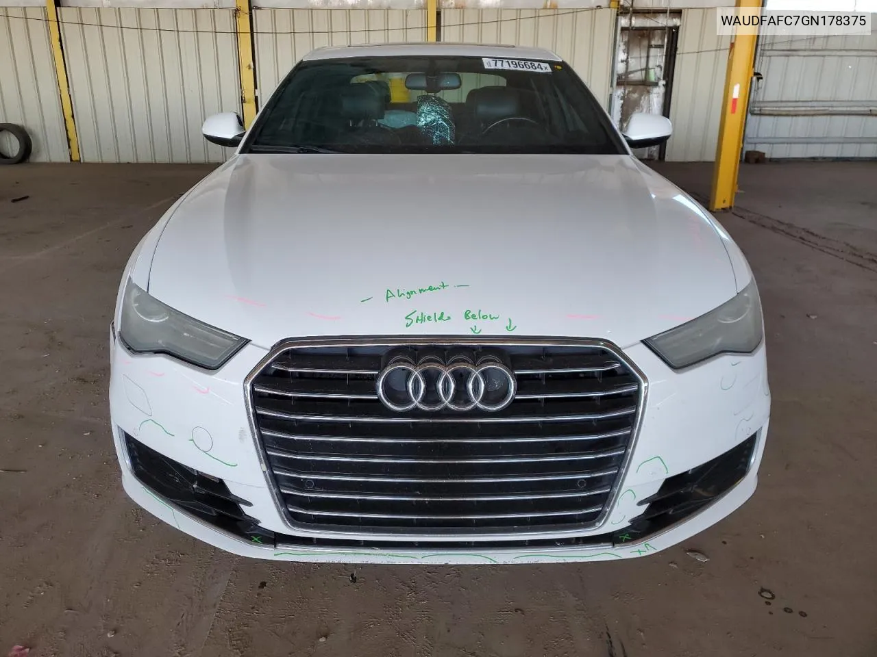 2016 Audi A6 Premium Plus VIN: WAUDFAFC7GN178375 Lot: 77196684