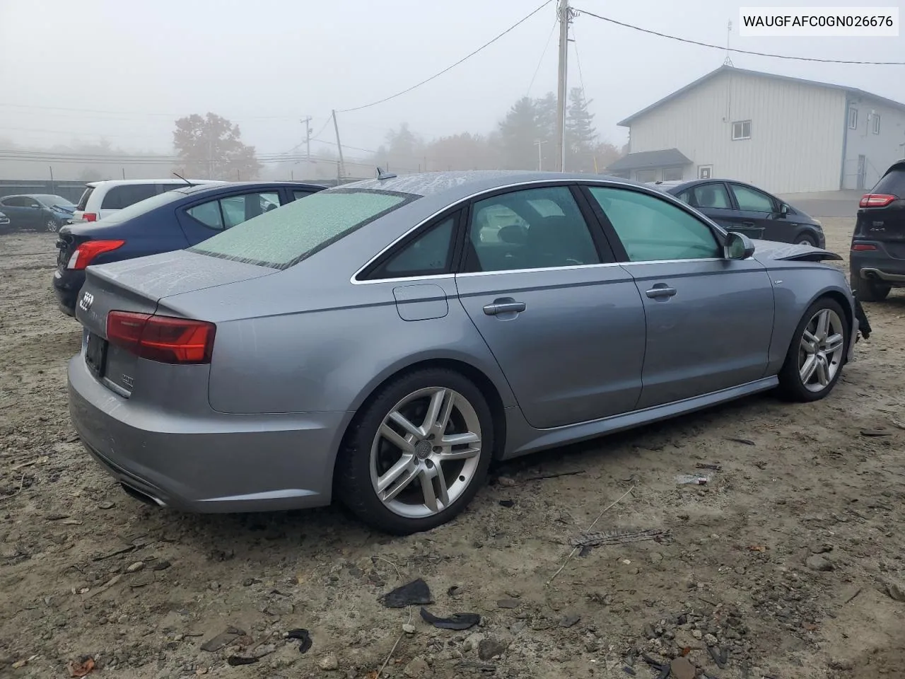 2016 Audi A6 Premium Plus VIN: WAUGFAFC0GN026676 Lot: 77307744