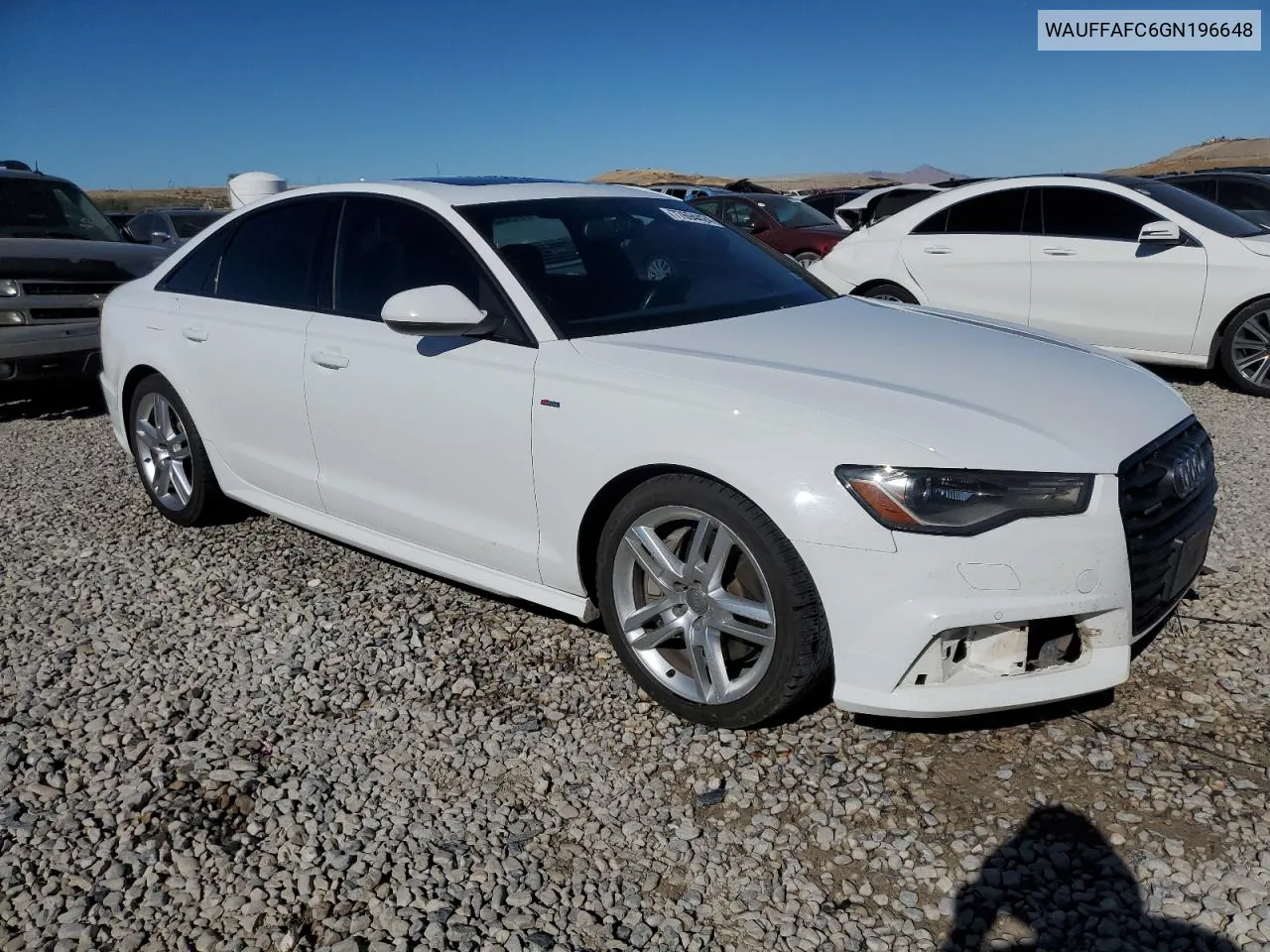 2016 Audi A6 Premium VIN: WAUFFAFC6GN196648 Lot: 77694424