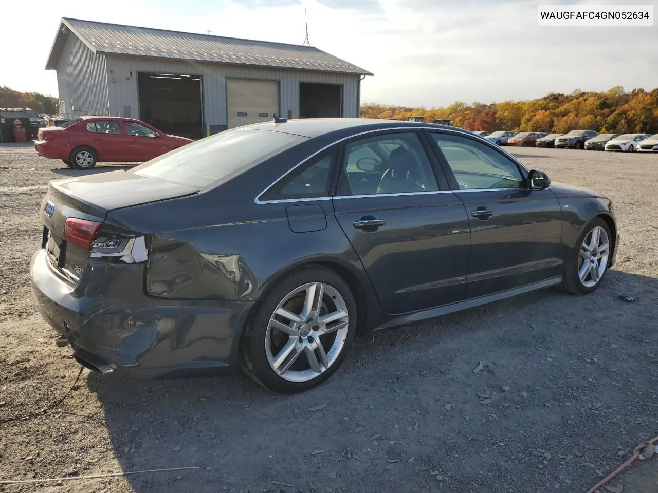 2016 Audi A6 Premium Plus VIN: WAUGFAFC4GN052634 Lot: 77775894