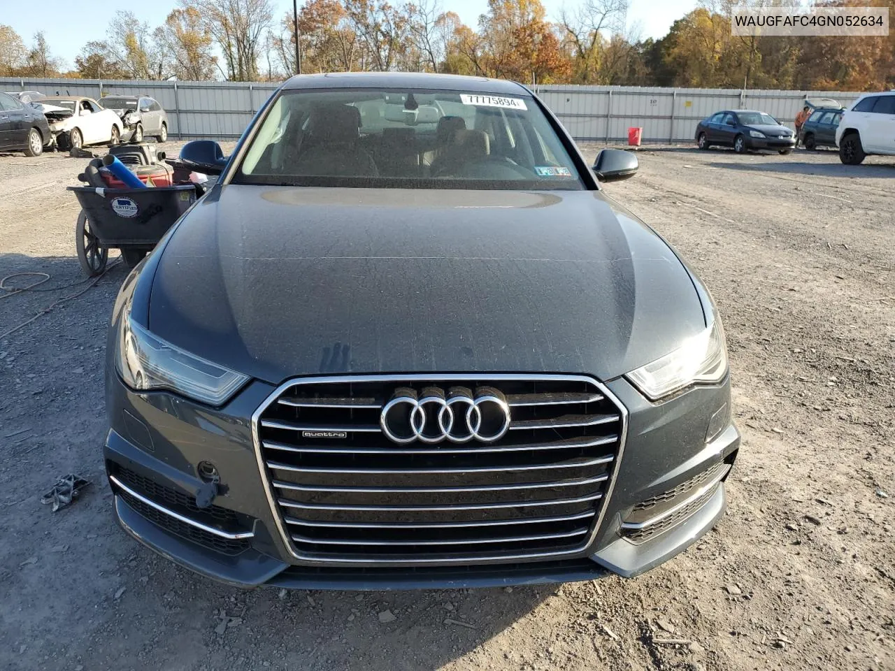 2016 Audi A6 Premium Plus VIN: WAUGFAFC4GN052634 Lot: 77775894