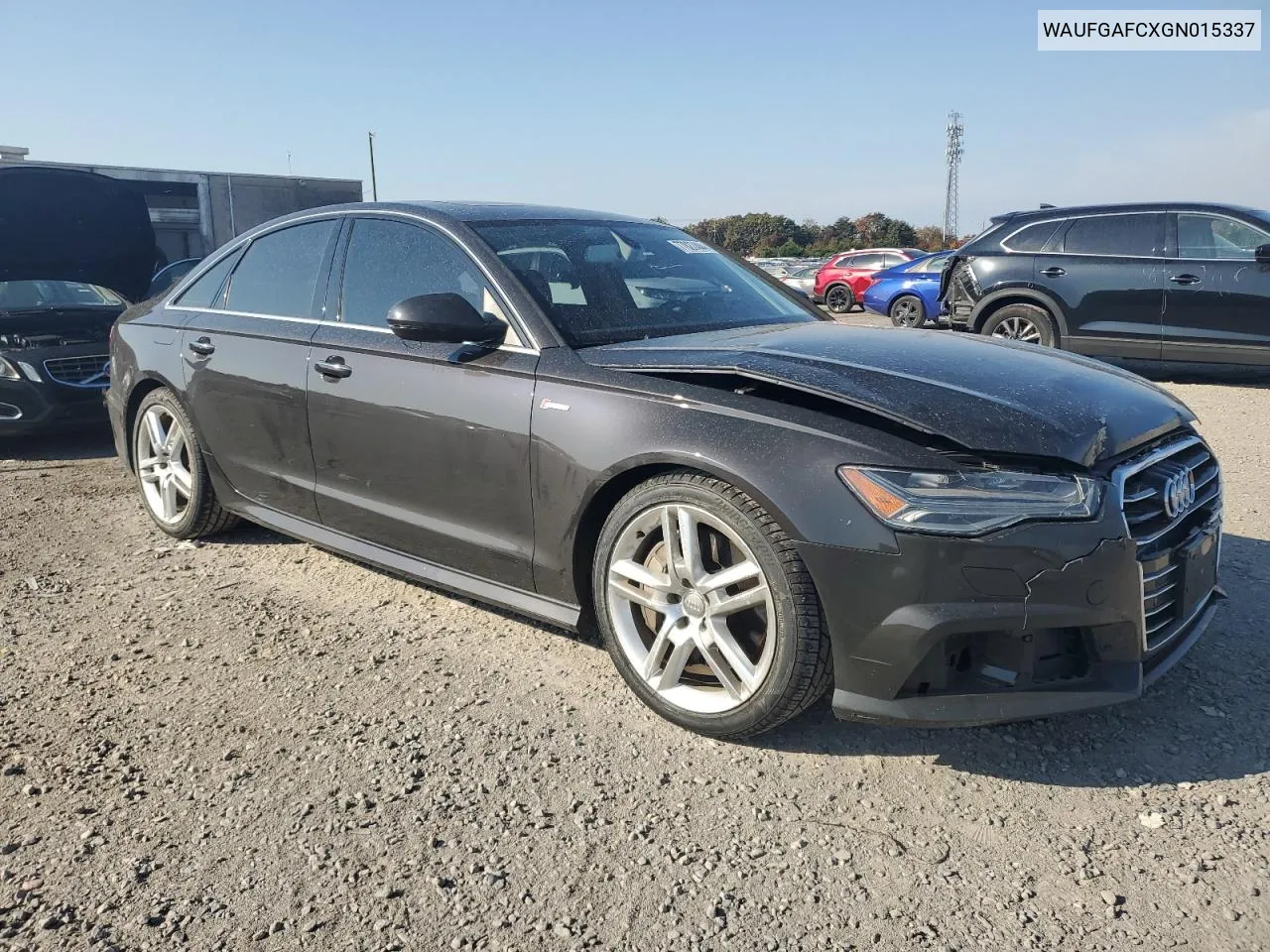 2016 Audi A6 Premium Plus VIN: WAUFGAFCXGN015337 Lot: 77827444