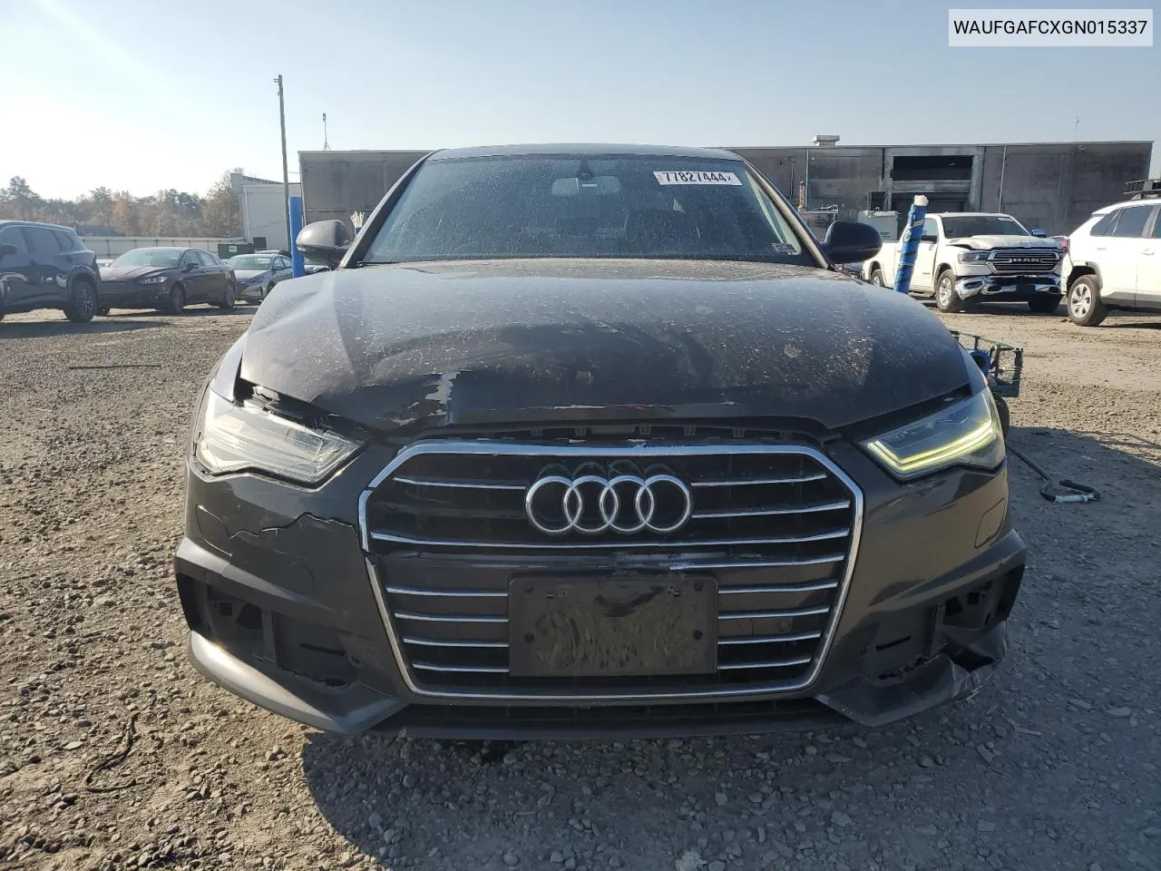 2016 Audi A6 Premium Plus VIN: WAUFGAFCXGN015337 Lot: 77827444