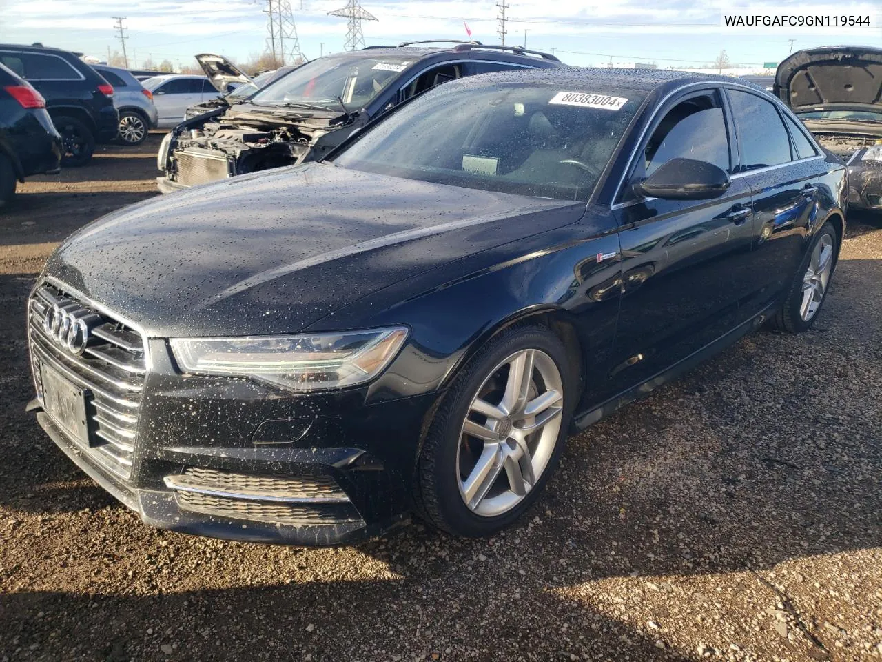 2016 Audi A6 Premium Plus VIN: WAUFGAFC9GN119544 Lot: 80383004